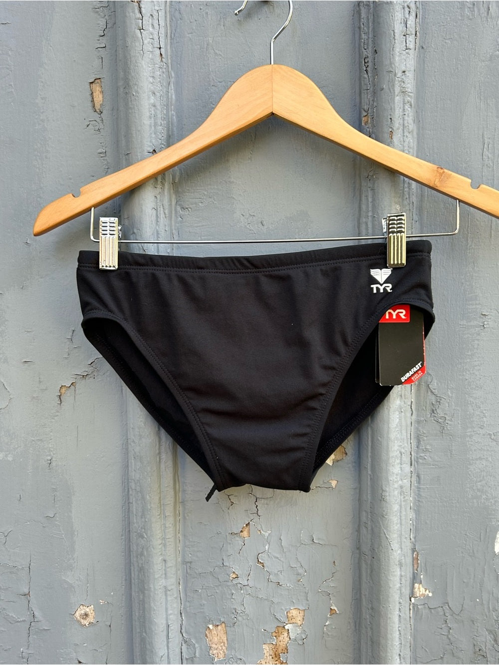 TYR Durafast Elite Racer Brief Swimsuit, size 32