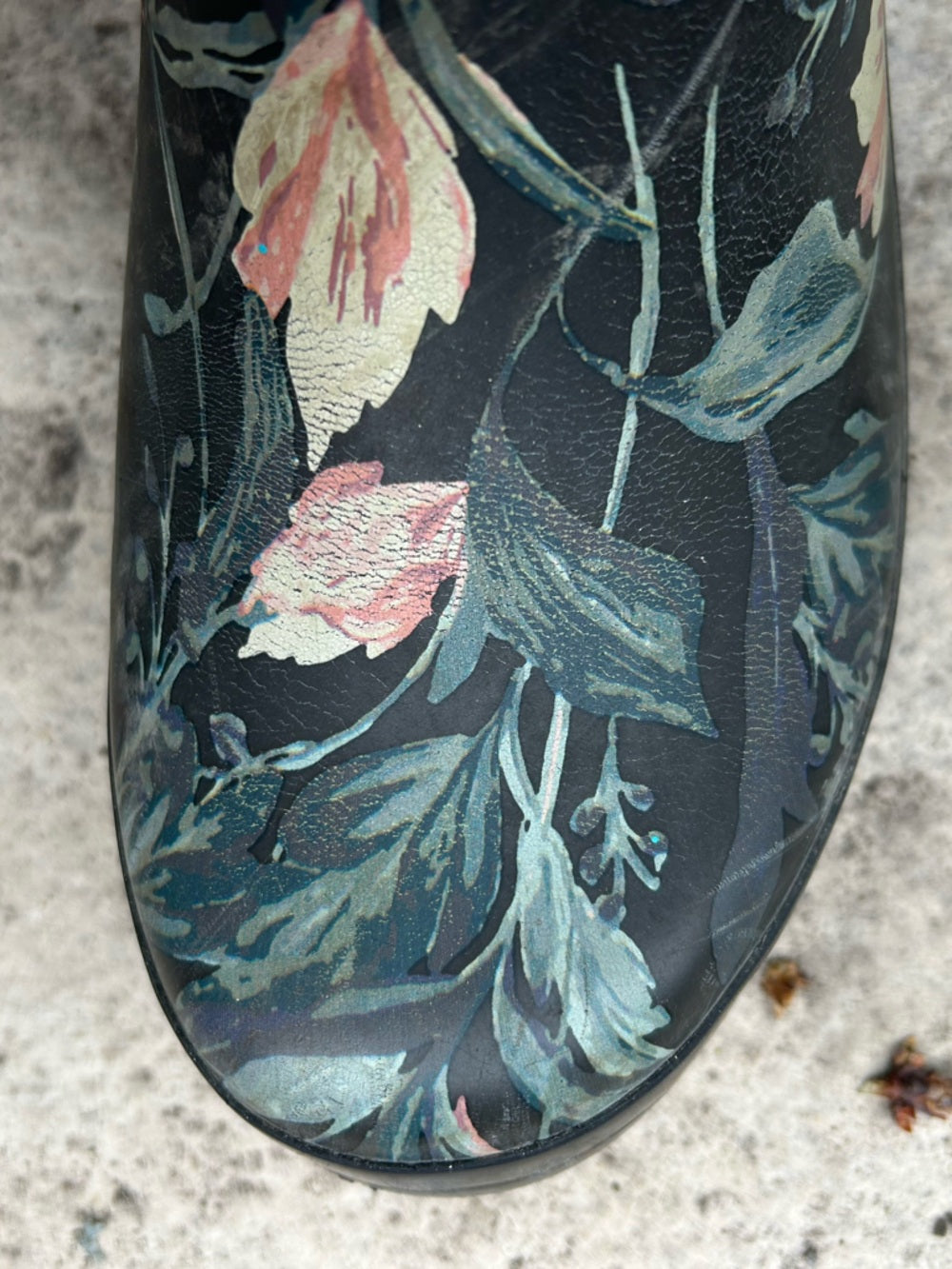 Target Floral Rain Boots, size 9