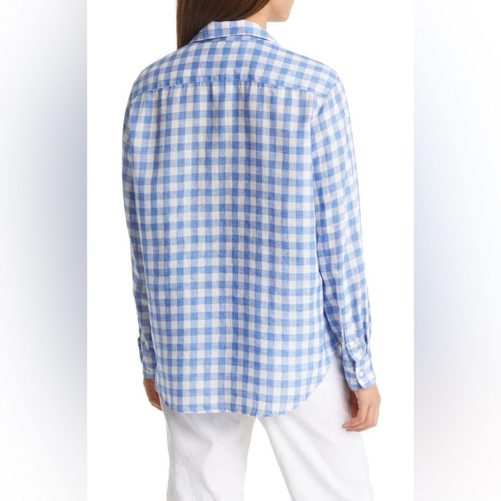 Frank & Eileen Barry Tailored Button Up Shirt, Size M