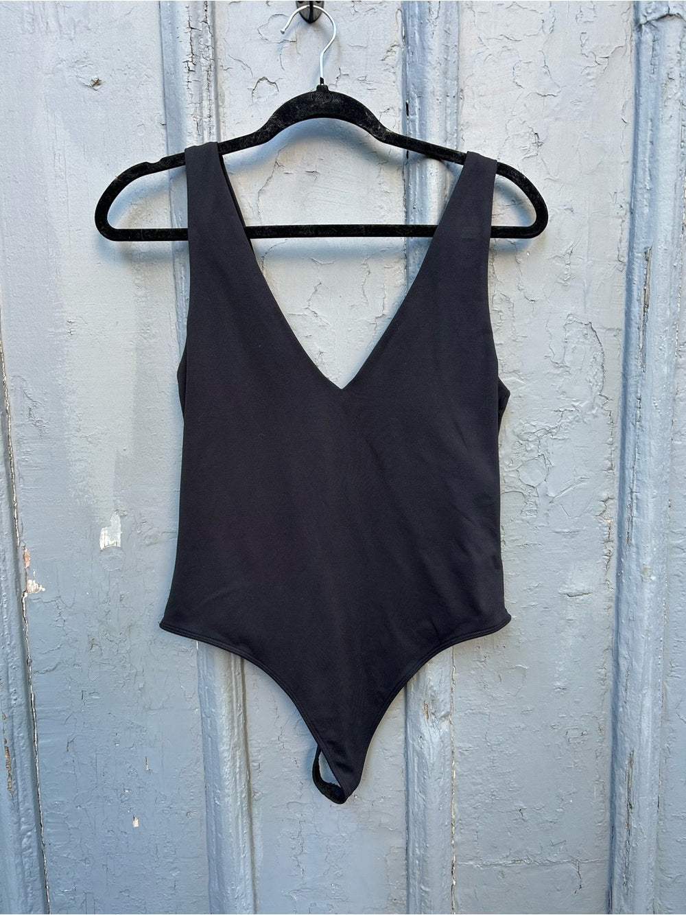 Babaton black Contour bodysuit, Large