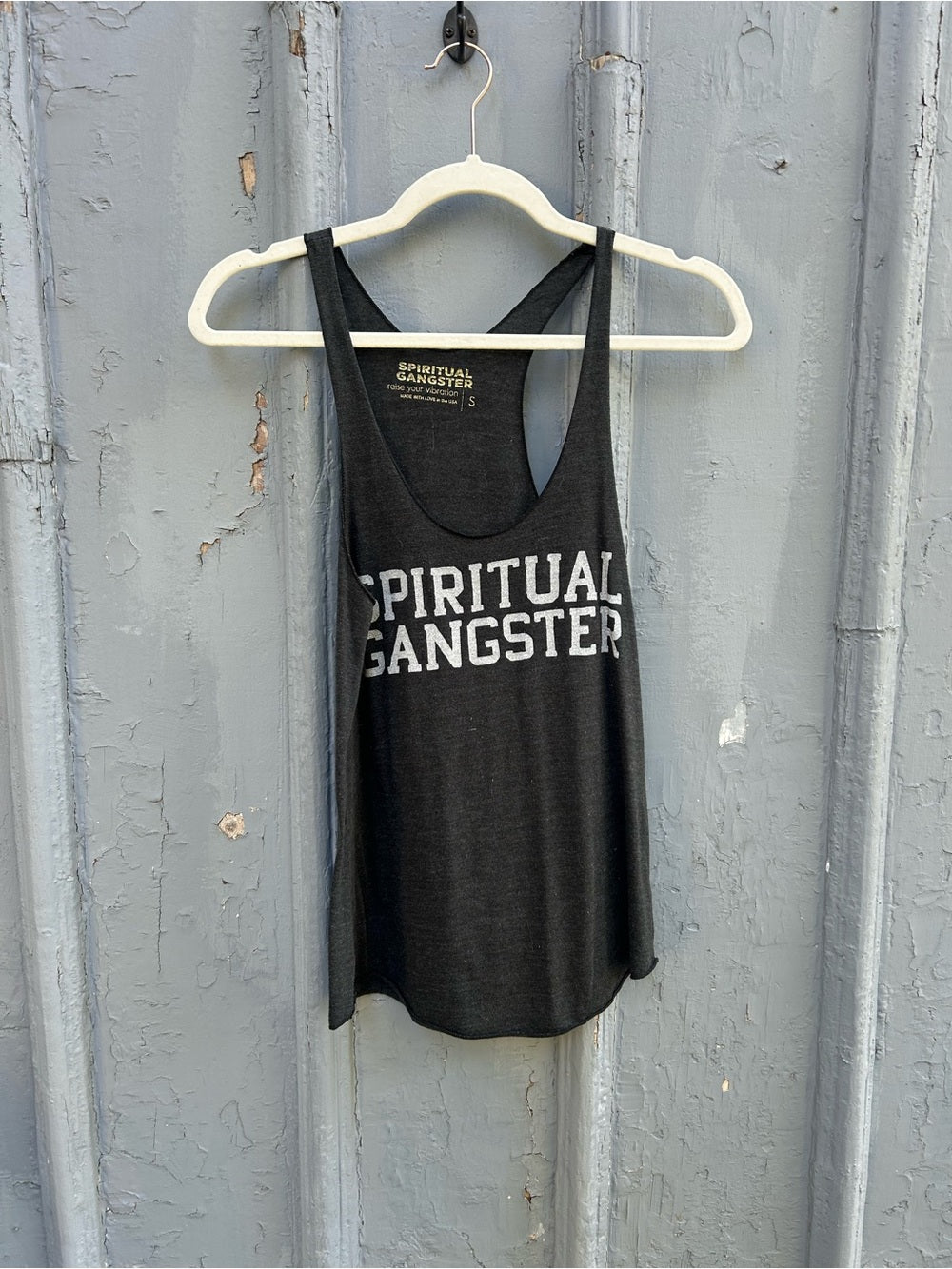 Spiritual Gangster Grey Tank, size S