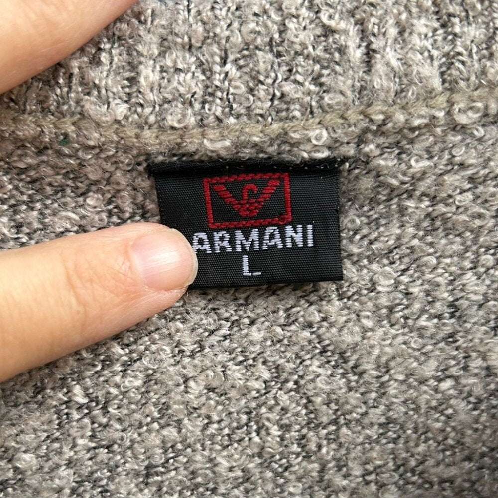 Armani Vintage Knit Vest, Large (fits small)