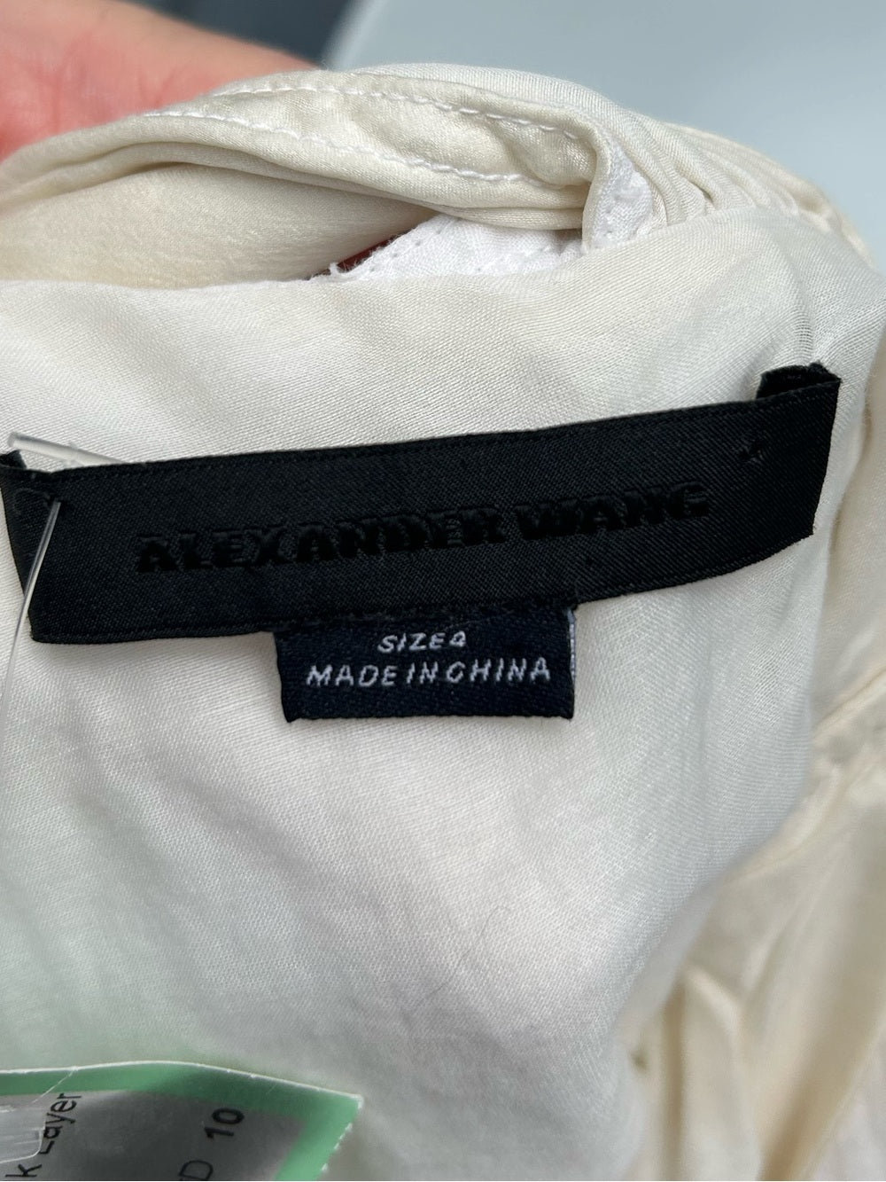 Alexander Wang Cotton Silk Abstract Dress, size 4