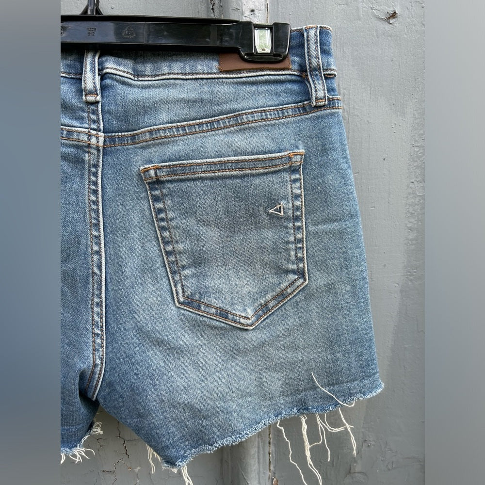 Hidden Distressed Denim Shorts, size M