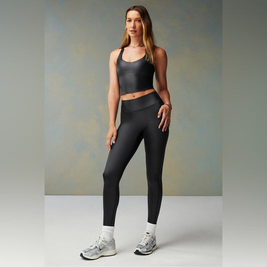 Fabletics Anywhere Motion365+ Shine High-Waisted Legging, size approx Large