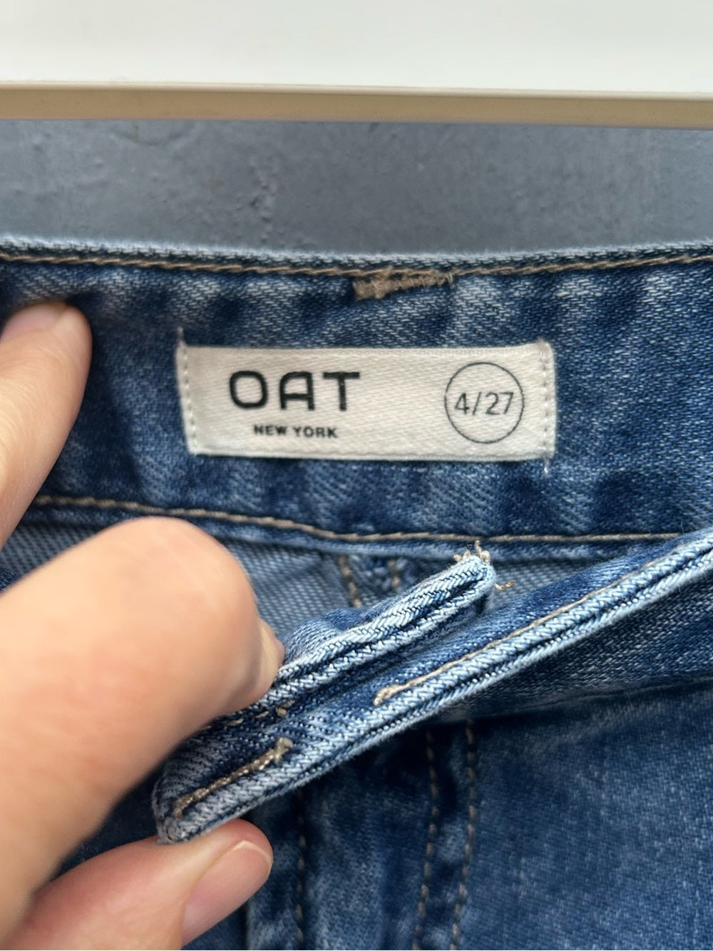 Oat New York Cloud Luxe Denim, size 27,