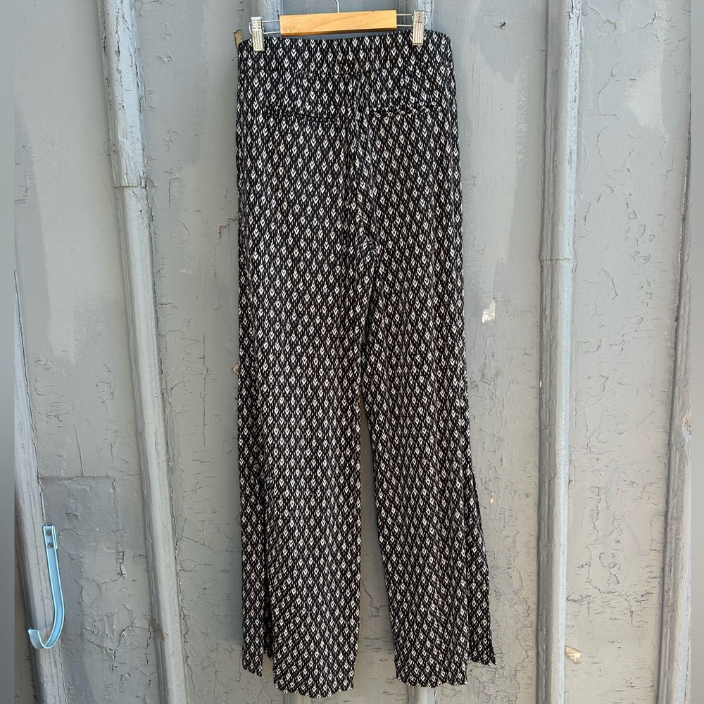 Anthropologie Elevenses Kaimana black and white Palazzo Pants, Small