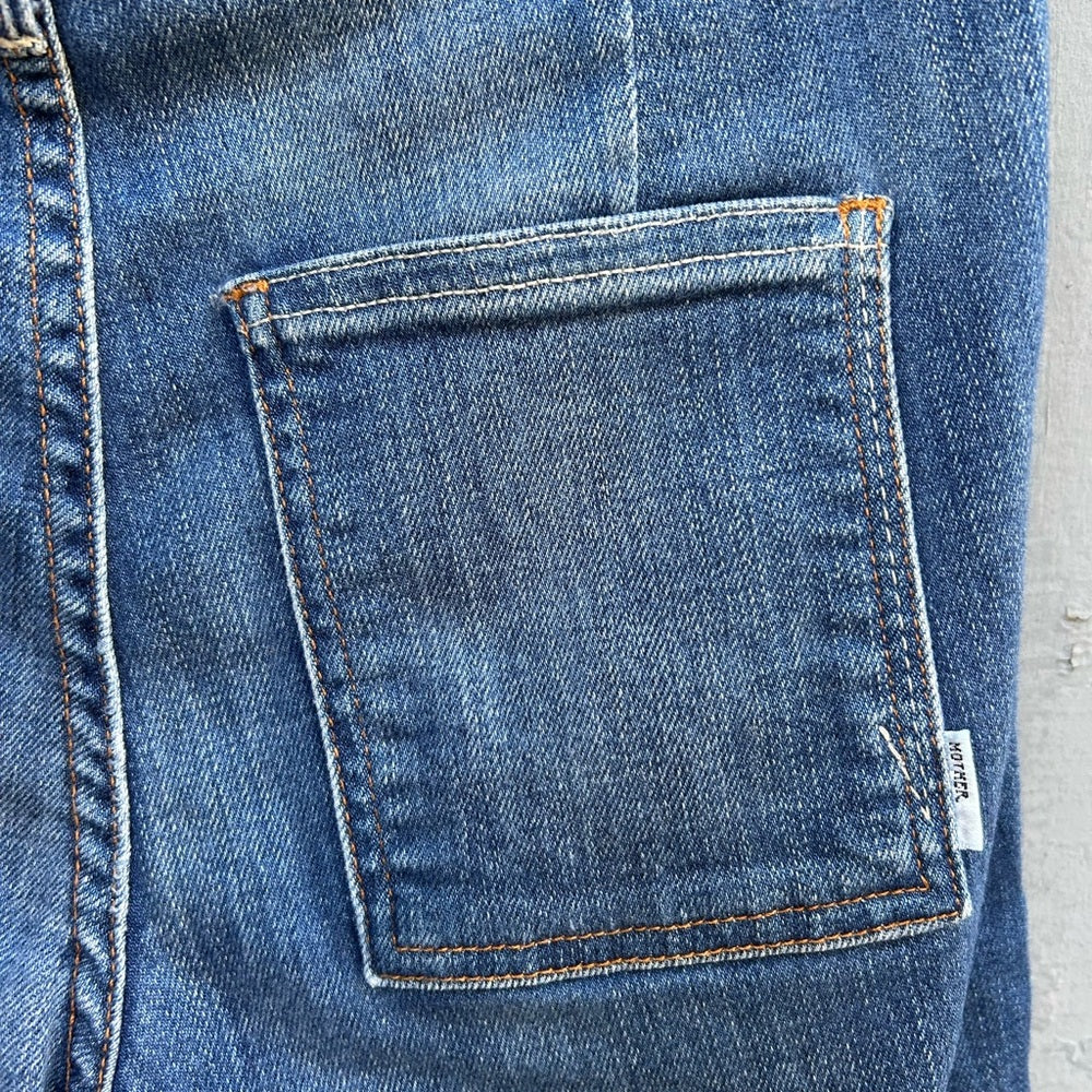 Mother The Drama High-Rise Flare Jeans, size 28