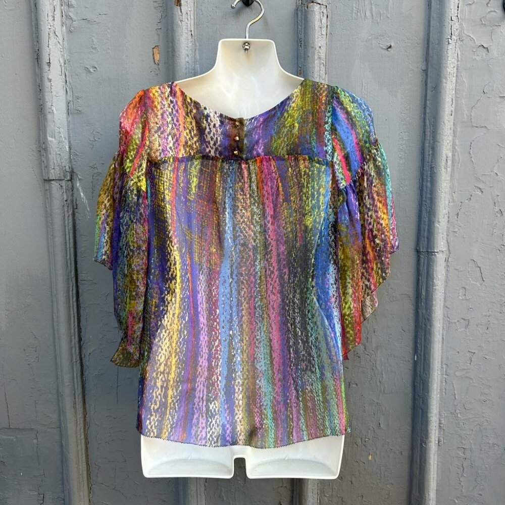 Anthropologie Leifsdottir Silk Blouse, Size 2