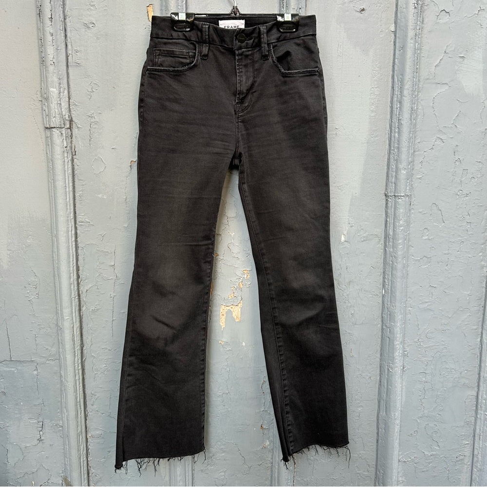 Frame Black Le Crop Mini Boot, size 26