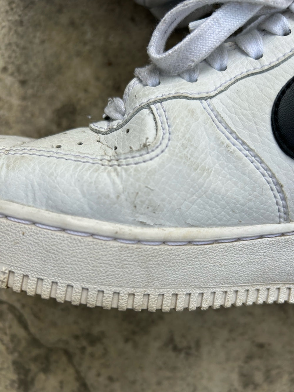 Nike White AF1, W size 9, M size 7