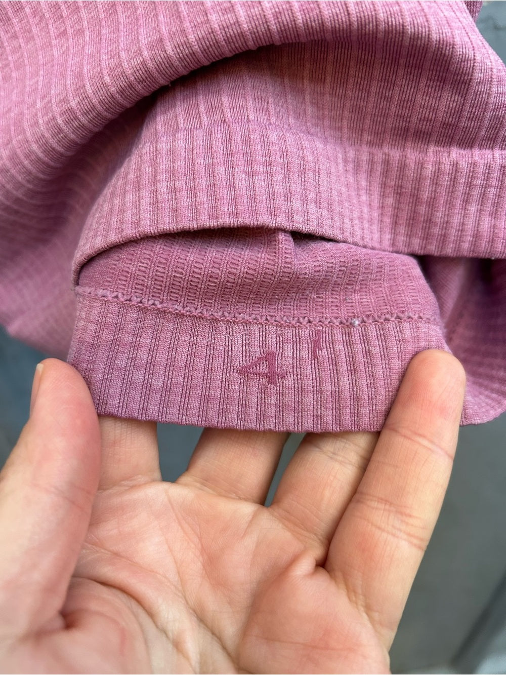 Lululemon Ebb to Street Tank Top, Pink, size 4