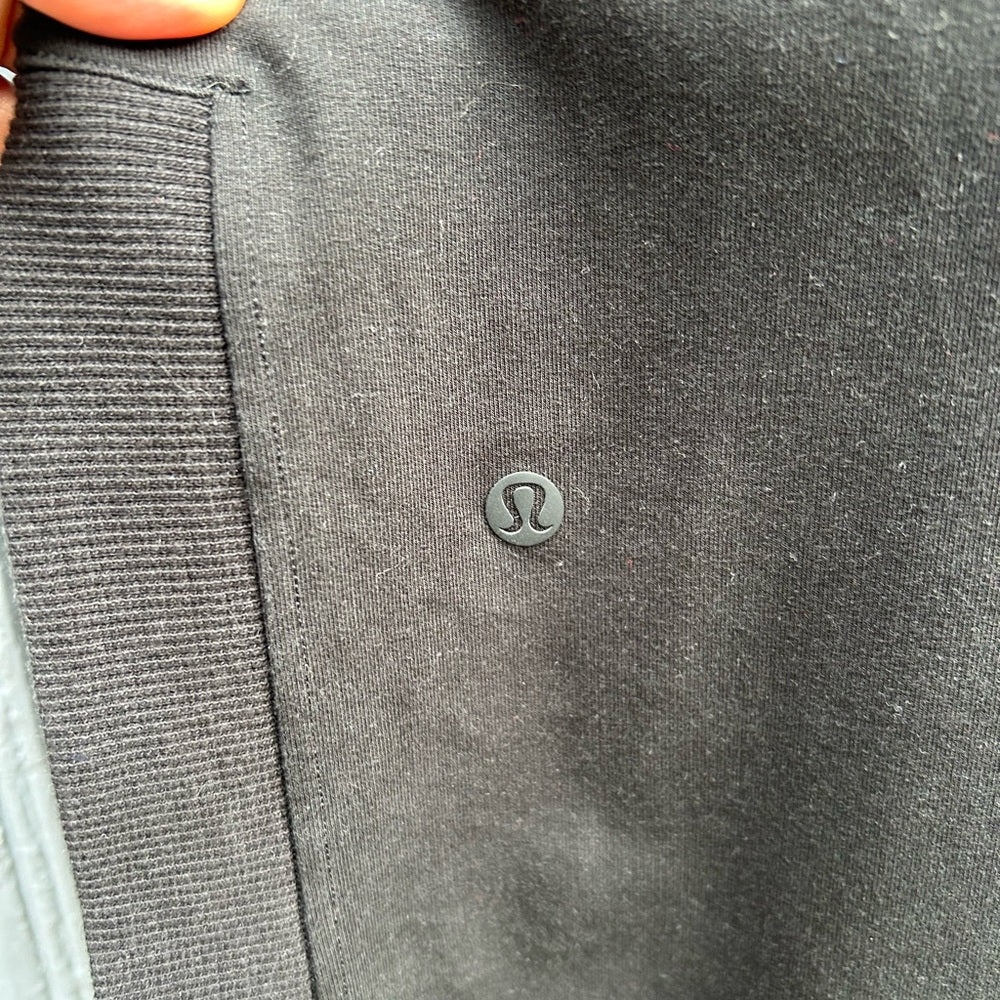 Lululemon Black Sleeveless French Terry Dress, size 8