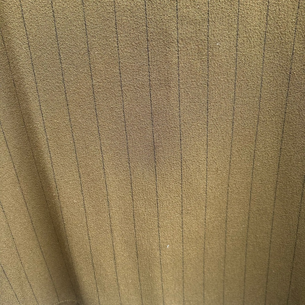 Ganni Olive Clark Blouse, size 42 (L)