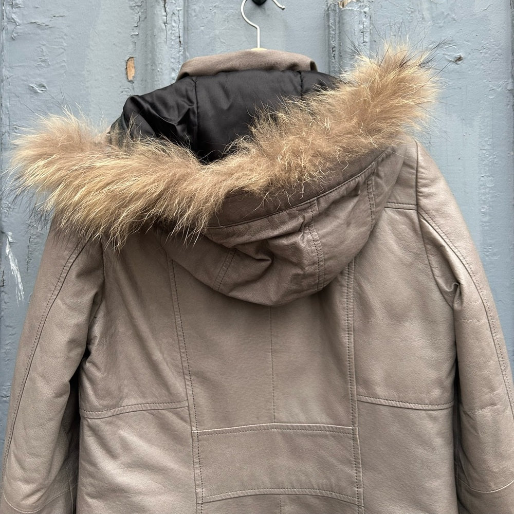 Danier Leather Winter Parka, size XXS