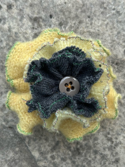 Vintage Cashmere Floral Brooch