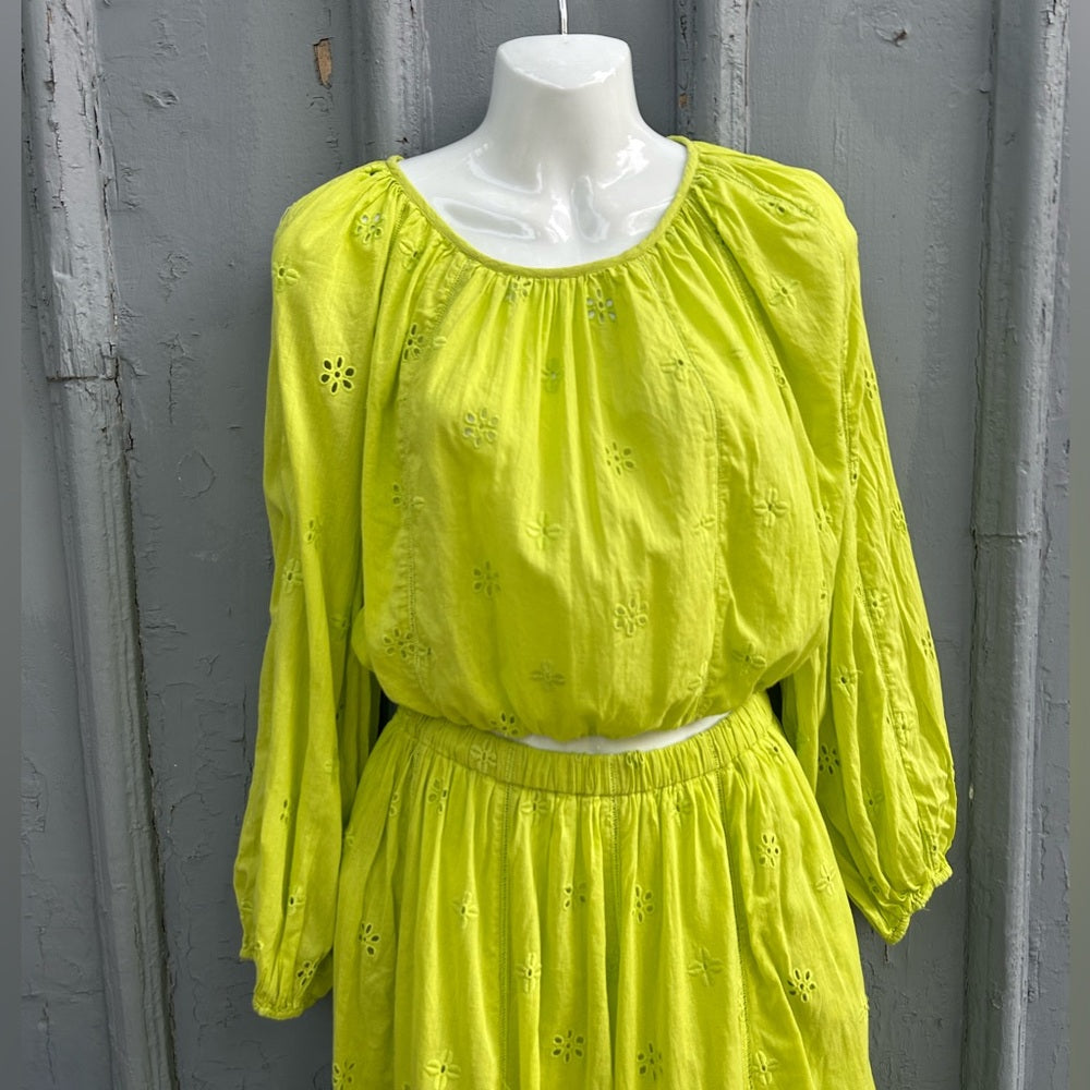 Velvet by Graham & Spencer Yara Cotton Eyelet Set, size xs/s