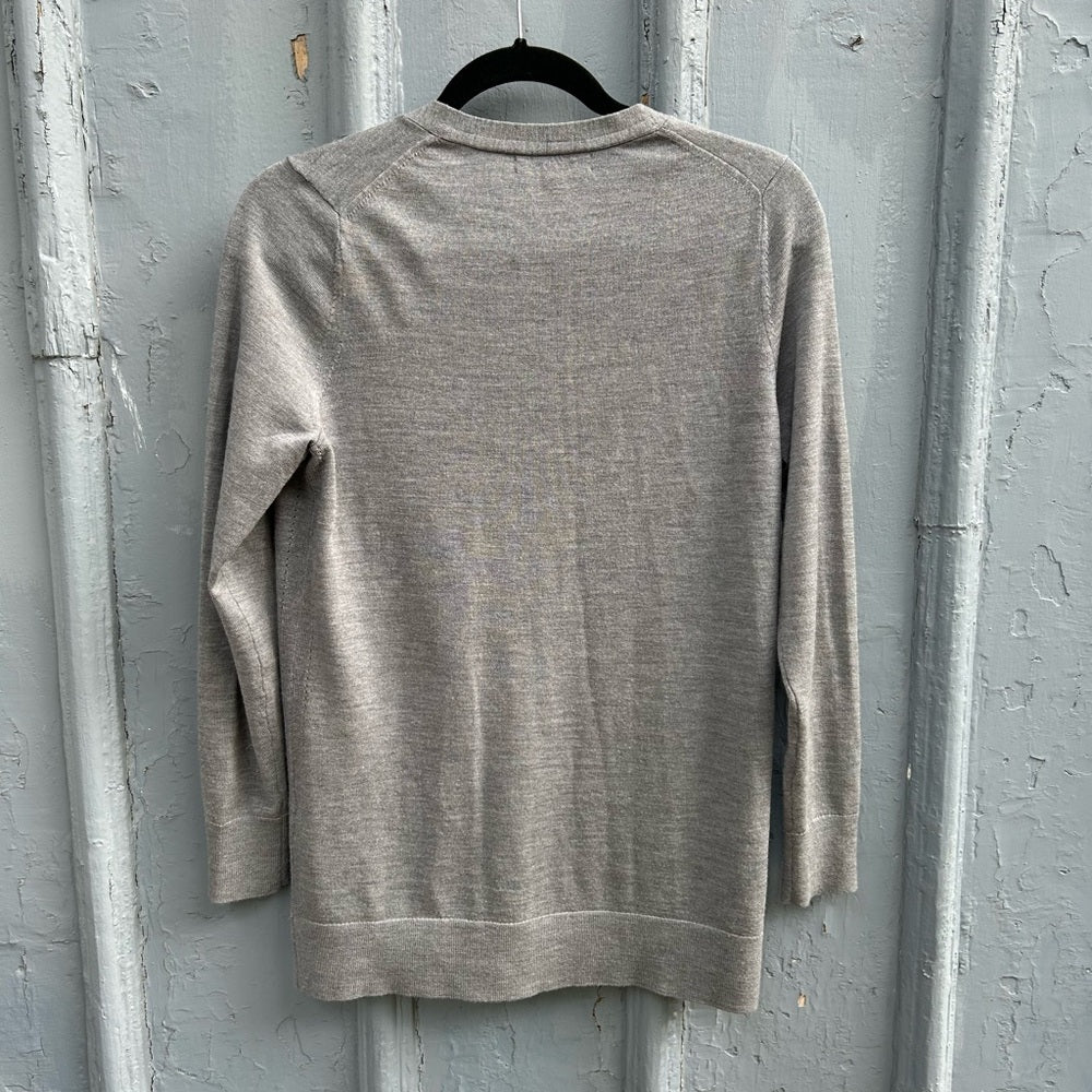 Banana Republic Grey Cardigan Sweater, Small