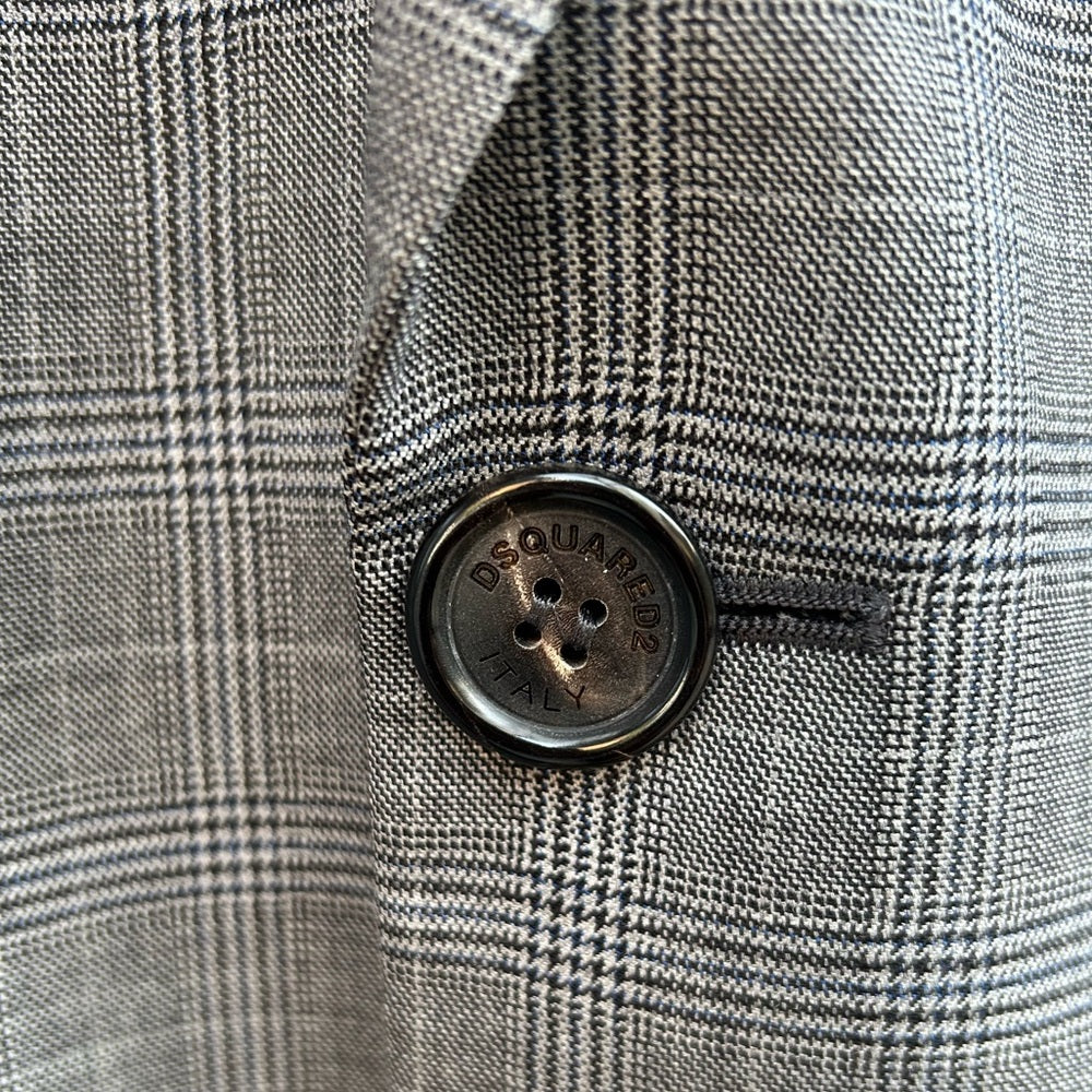 DSquared2 Houndstooth Wool Blazer, size 38 (US 4/6)