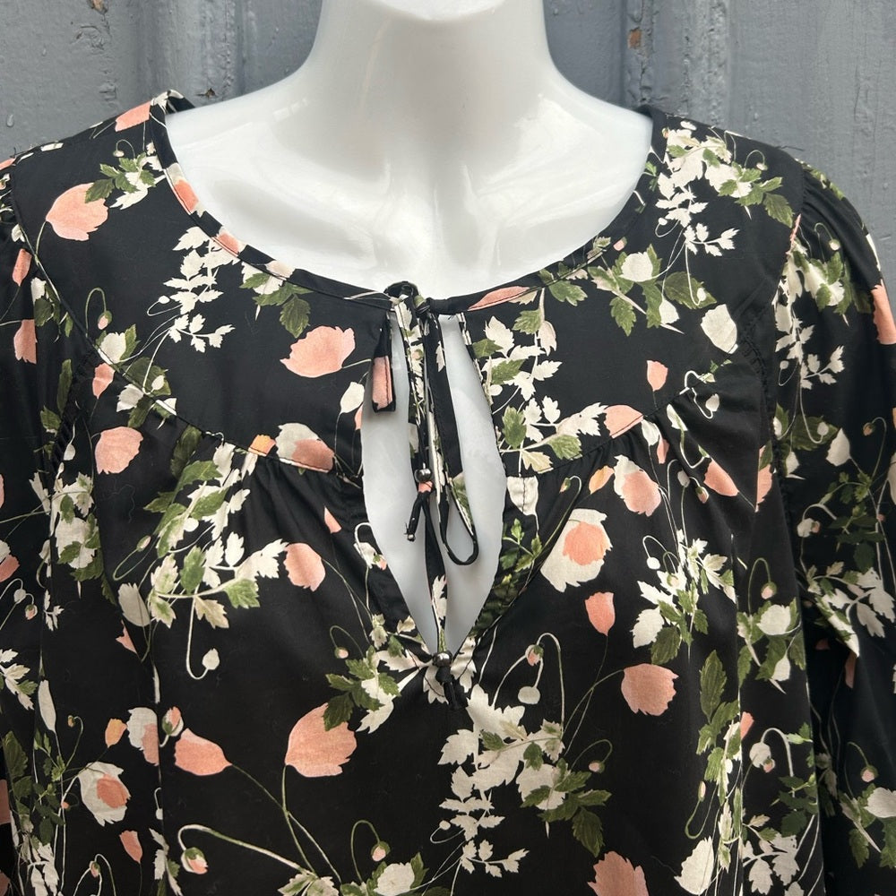 J Crew Liberty print blouse, size Small