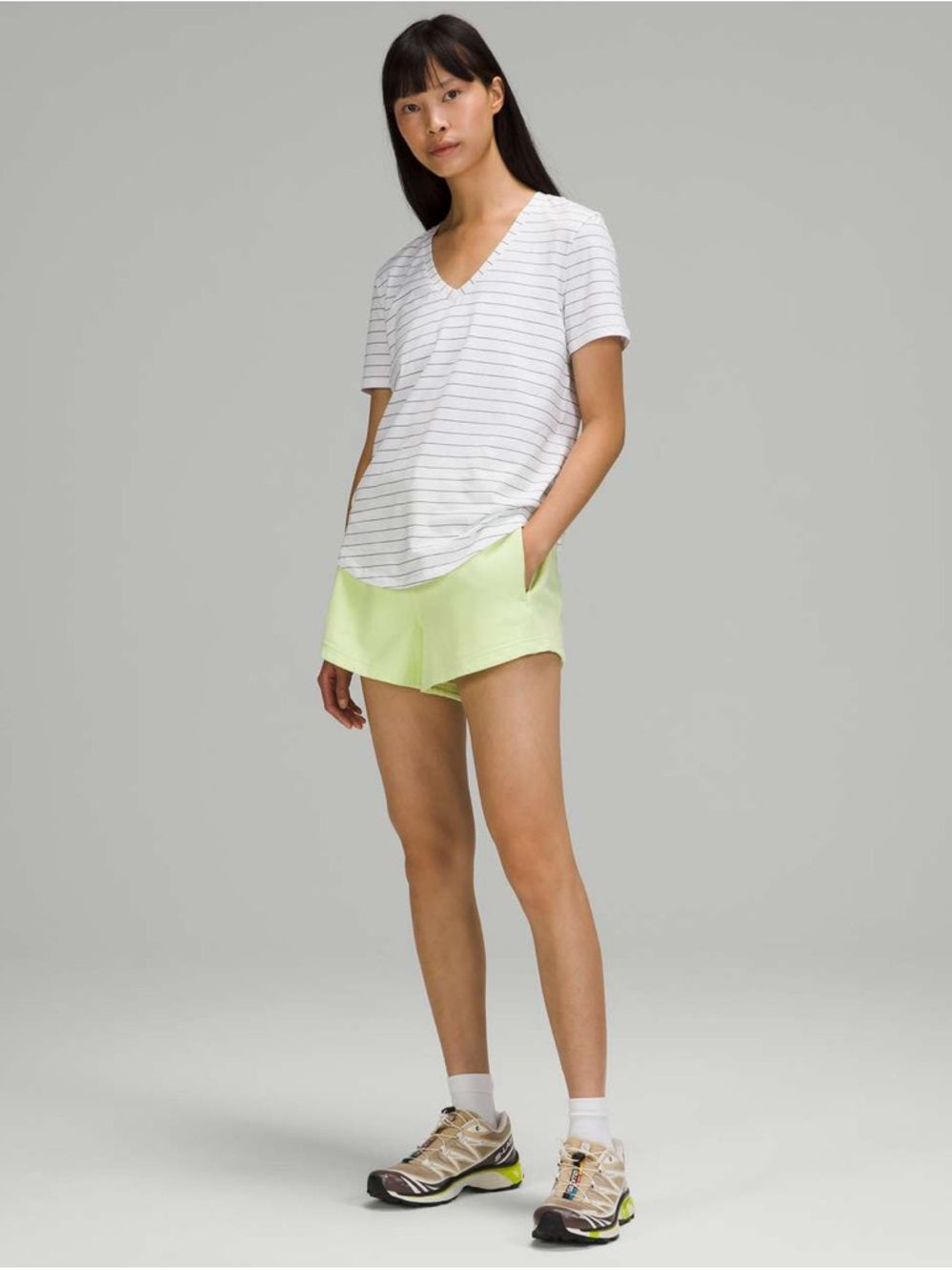 Lululemon Love Tee Short Sleeve V-Neck T-Shirt, size 8
