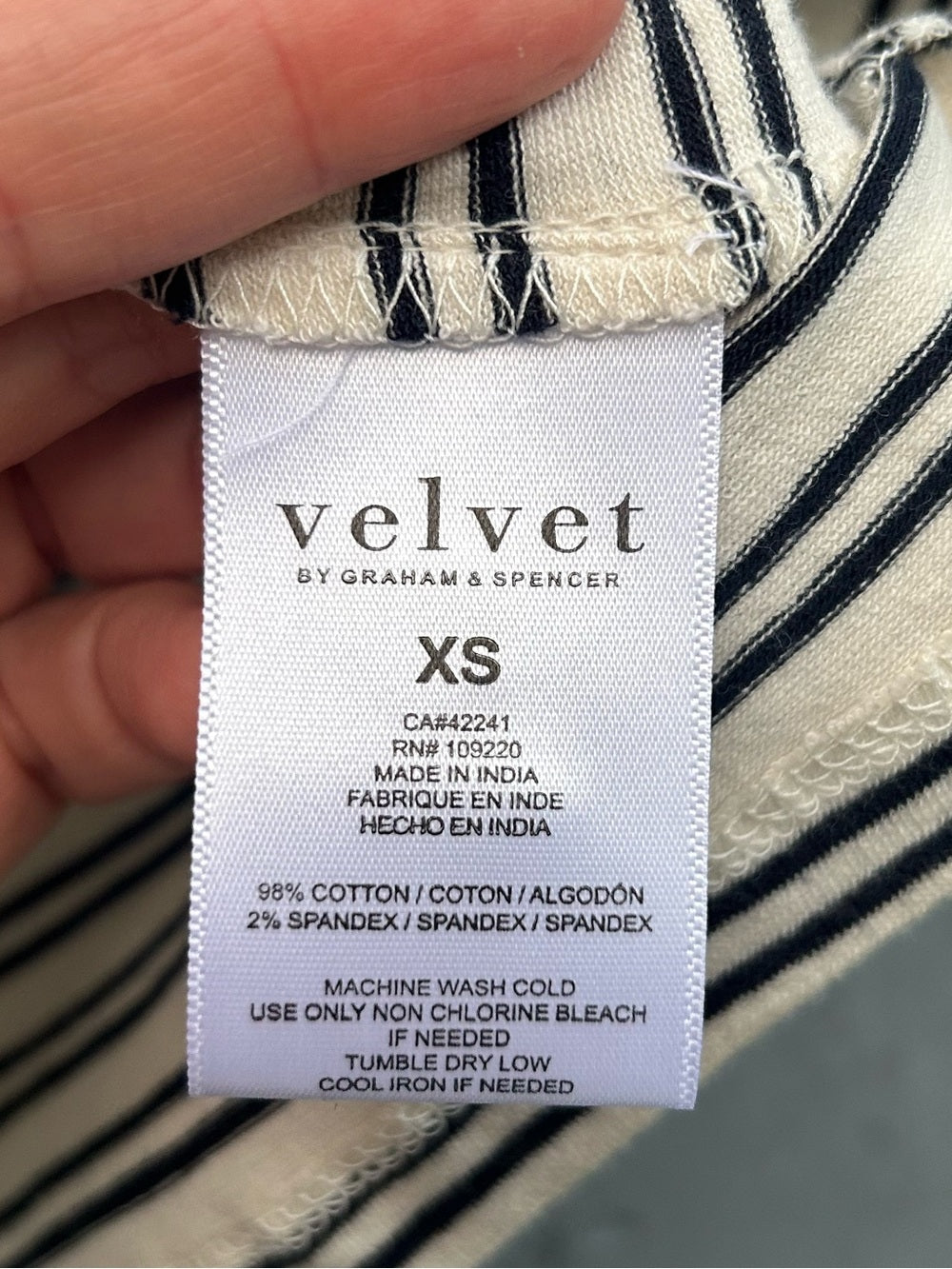 Velvet by Graham & Spencer Foster Crewneck Tee, BNWT, size XS