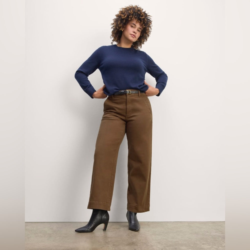 Everlane The Utility Wide-Leg Pant, Size 0