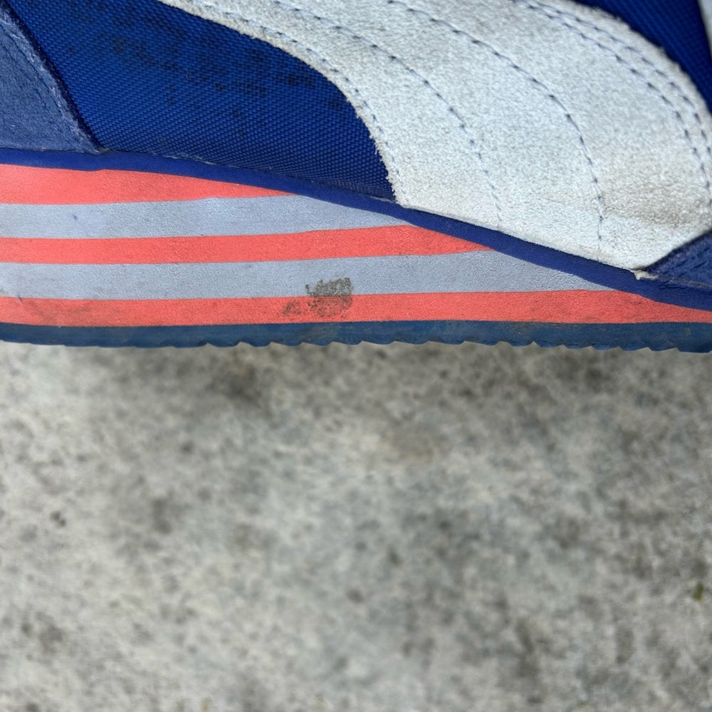 Puma Classic Wedge Carolina Stripe, size 9