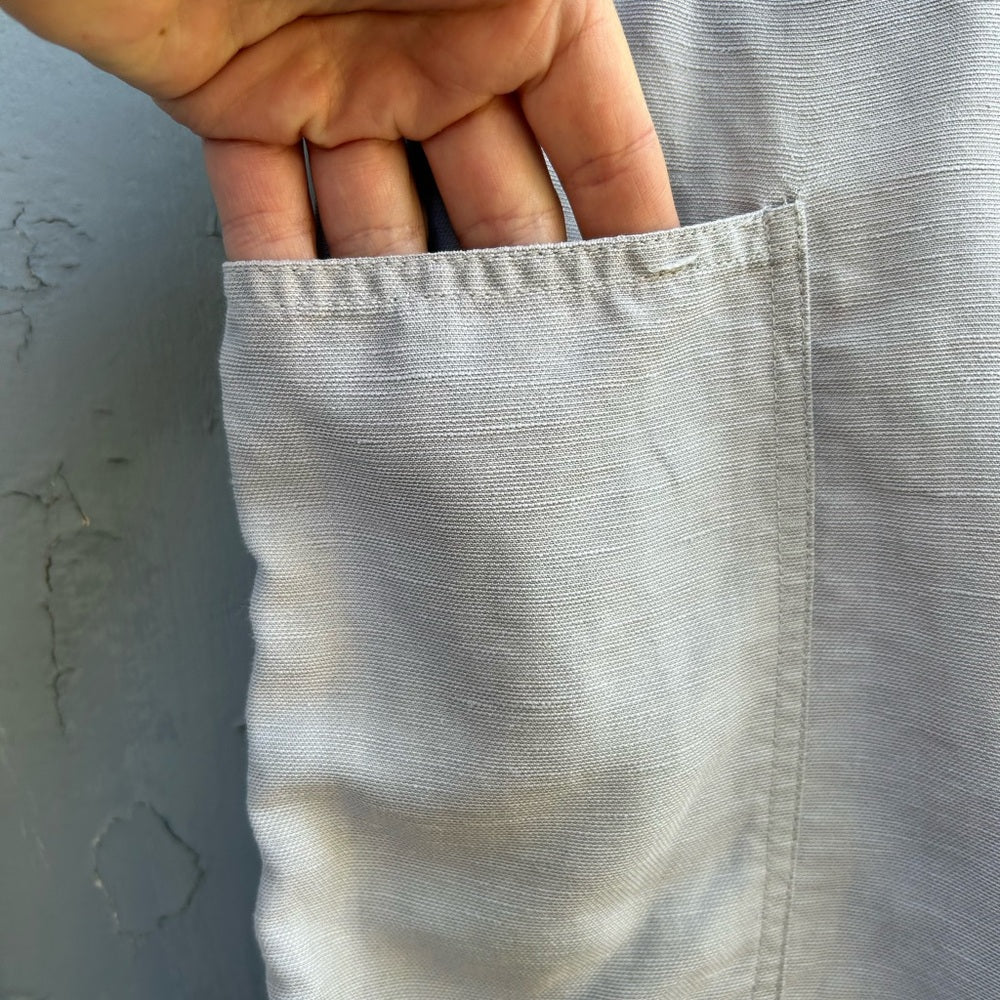 Wilfred Free High Rise Elastic Waist Pull On Linen Shorts, Size Medium