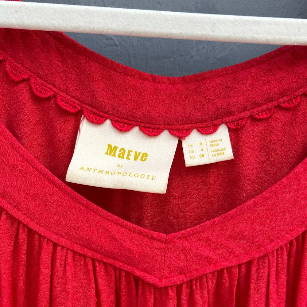 Maeve Balloon sleeve blouse, size 4