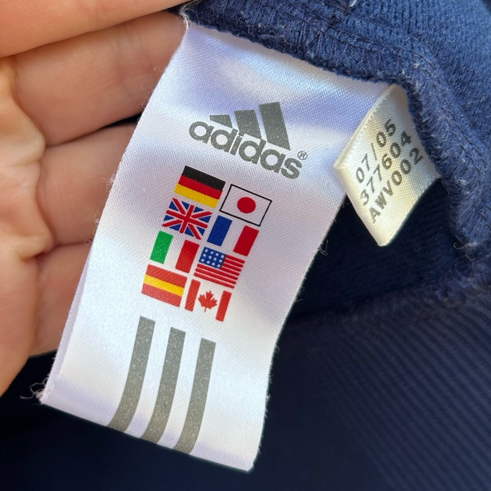 Adidas Navy Sport Jacket, size Large
