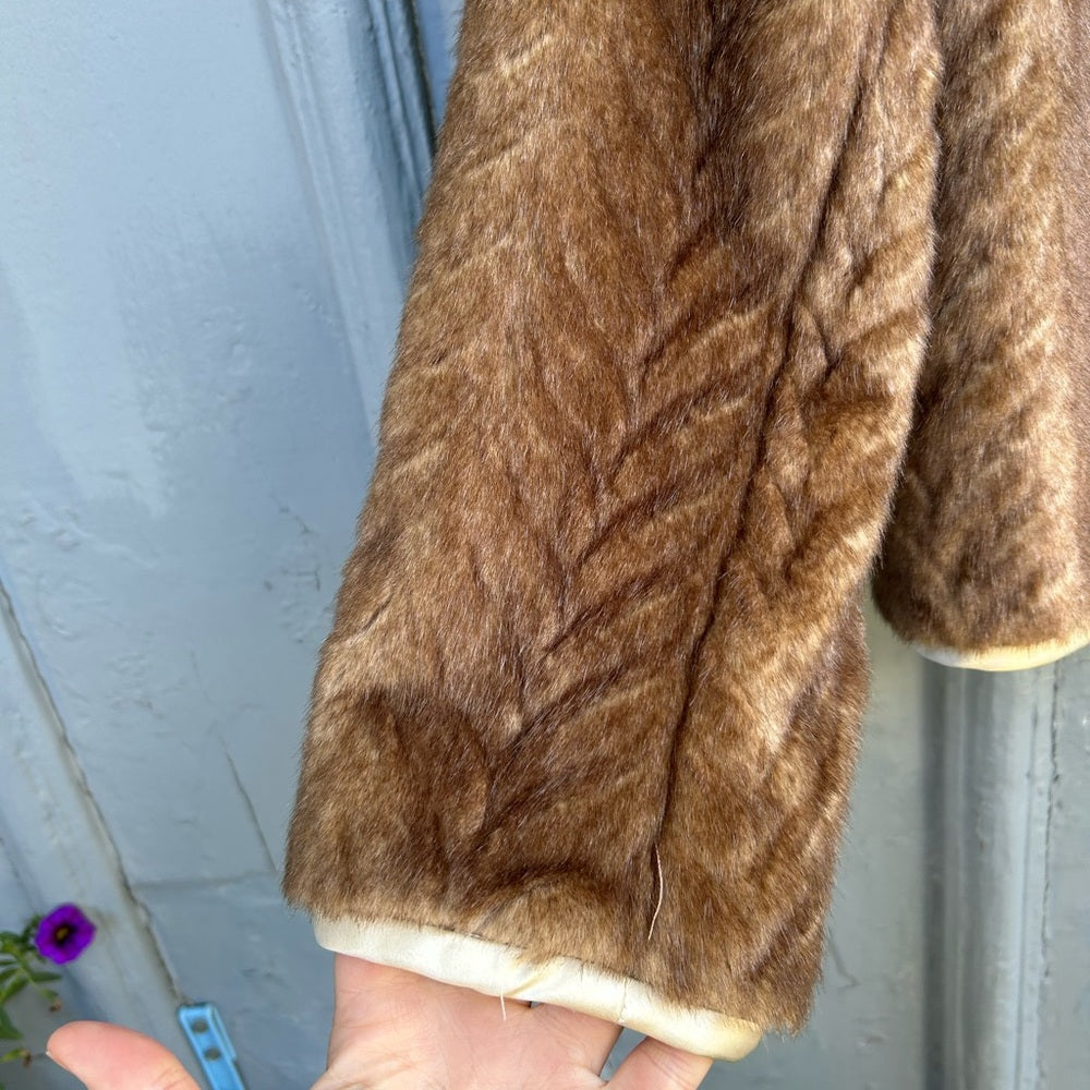 Rebecca Taylor Retro Faux Fur Jacket, size 4