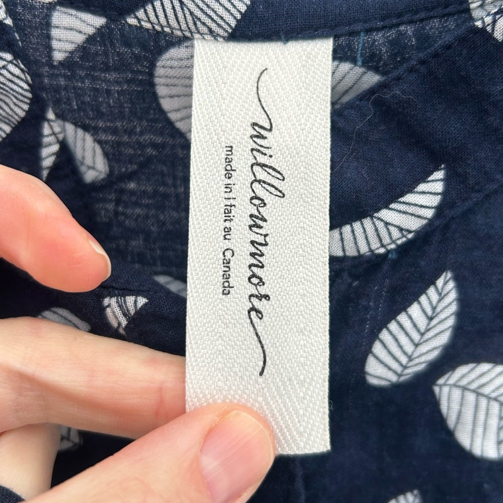 Willowmore botanical leaf tunic, size S/M