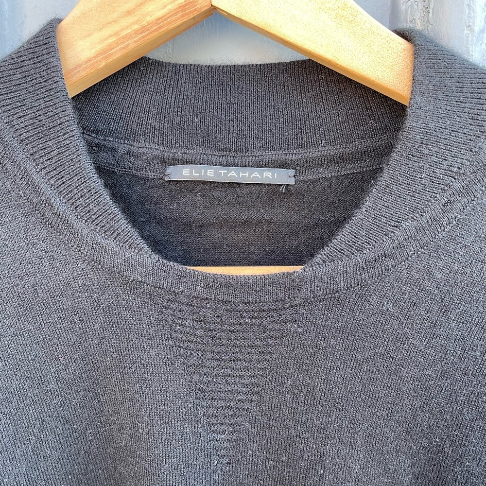 Elie Tahari Black Cashmere sweater, size XL