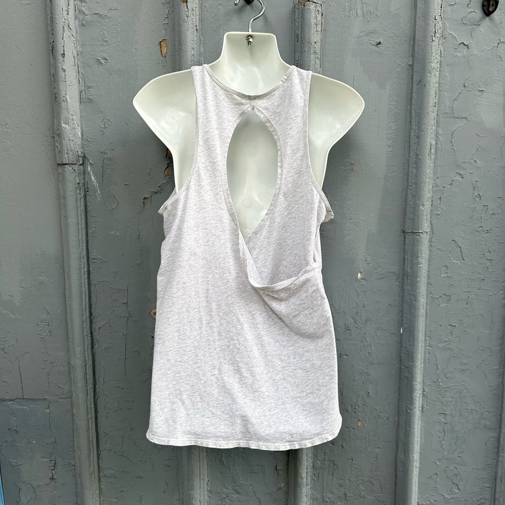 Lululemon Heathered Light Gray Cruiser Tank, size 8/10