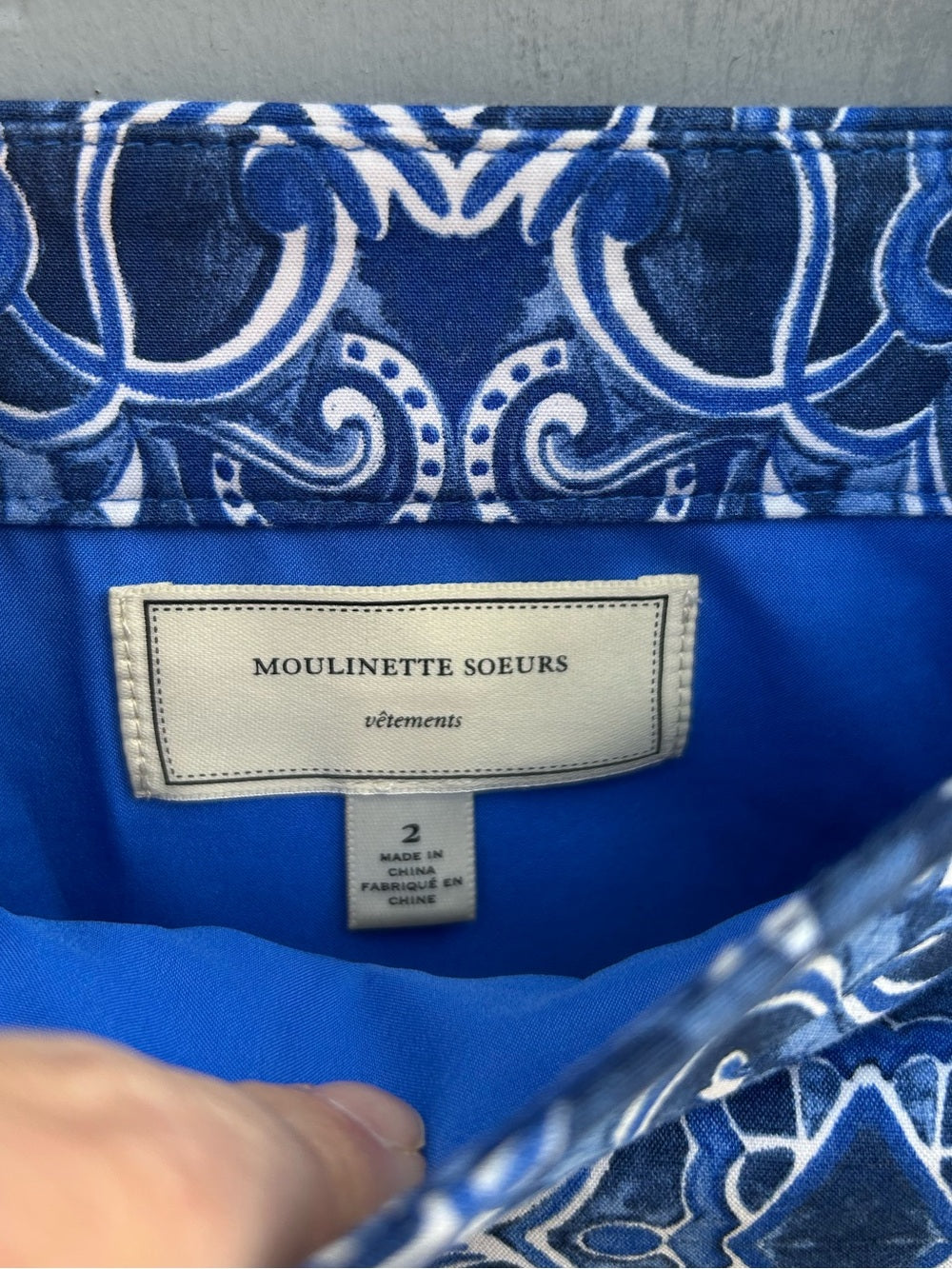 Moulinettes Soeurs Midi Becancour Pencil Skirt, size 2