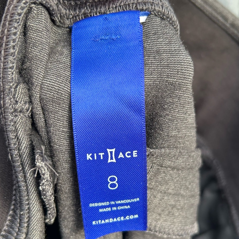 Kit & Ace Mulberry Cashmere Blend Trousers, Size 8