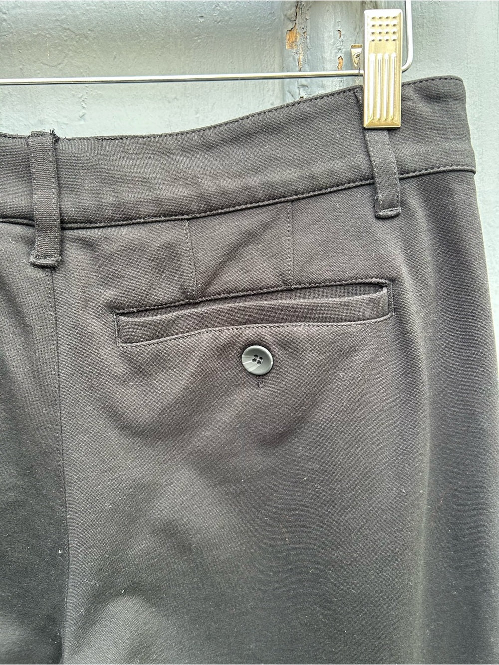 Paige black Stafford Jersey trouser, size 29