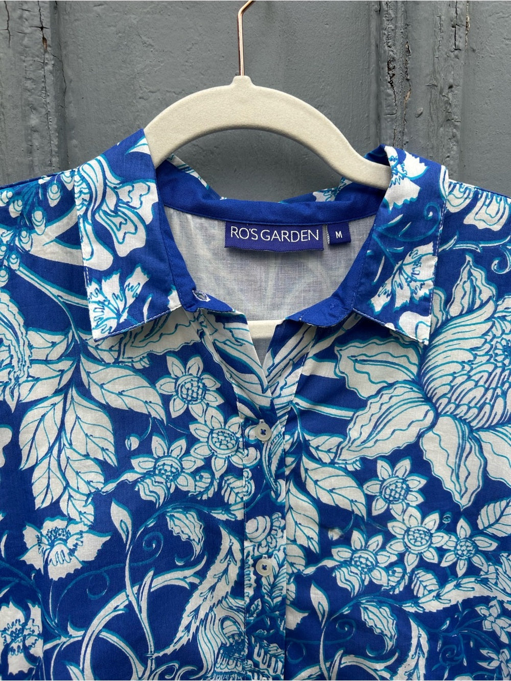 Anthropologie Ro’s Garden Deauville Cotton Shirt Dress, size M