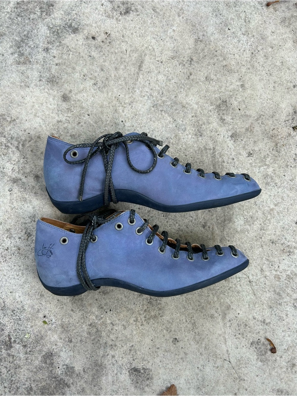 John Fluevog Power Up Engaging Braided Lace up shoe, size 7.5