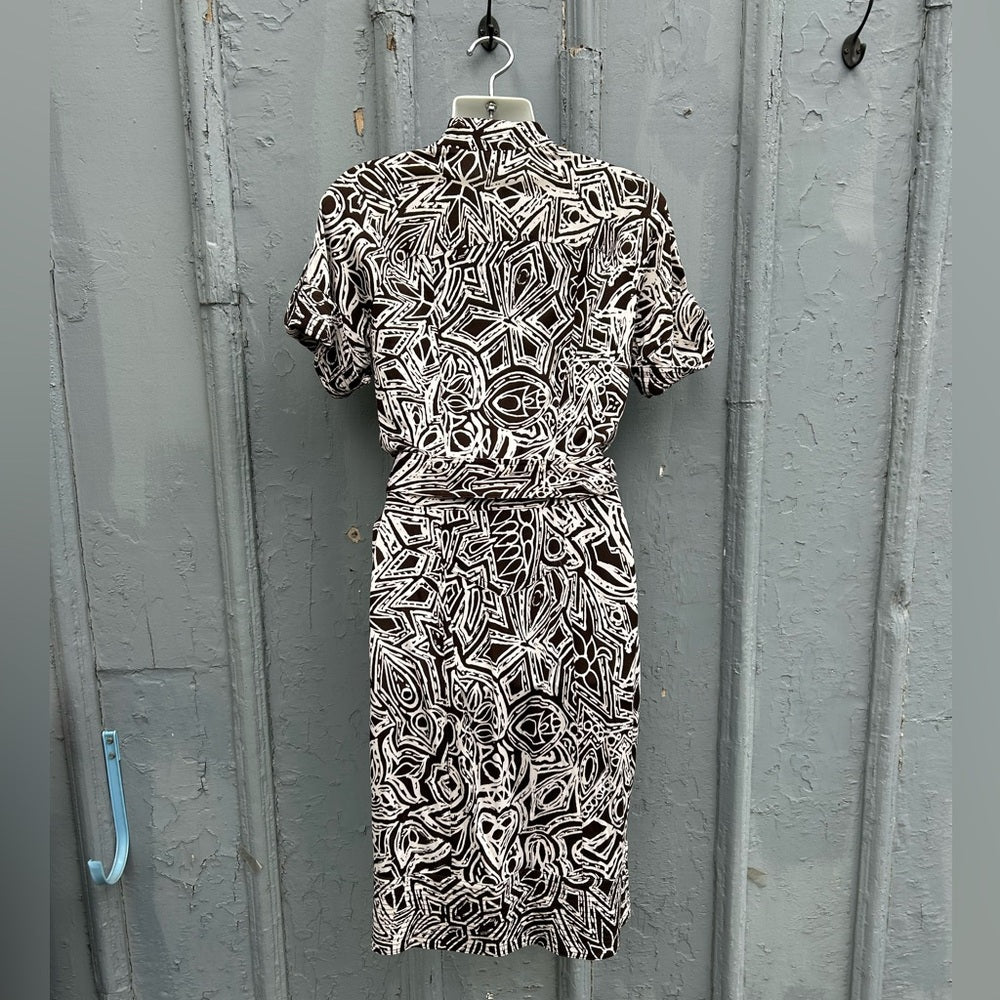 Diane Von Furstenberg Silk Anoush Wrap Dress, size 8