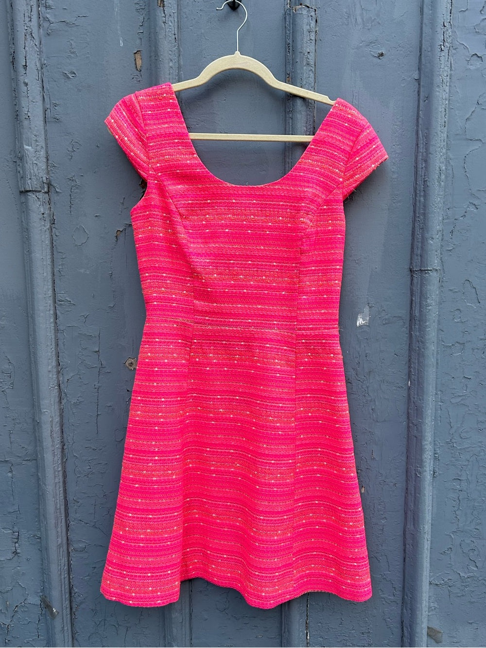 Lilly Pulitzer Pink Metallic Brocade Shift, size 6