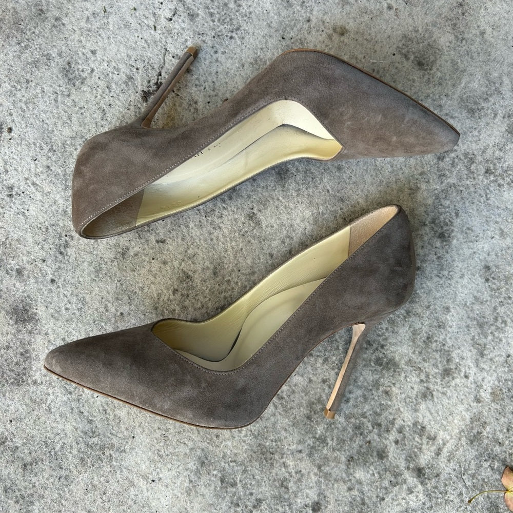 Sarah Flint Suede Perfect Pumps, size 37.5