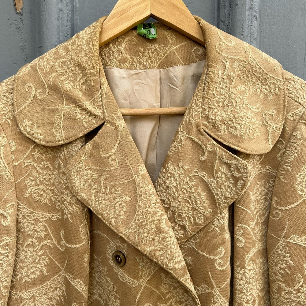 Vintage Montgomery Ward Brocade Jacket, size M
