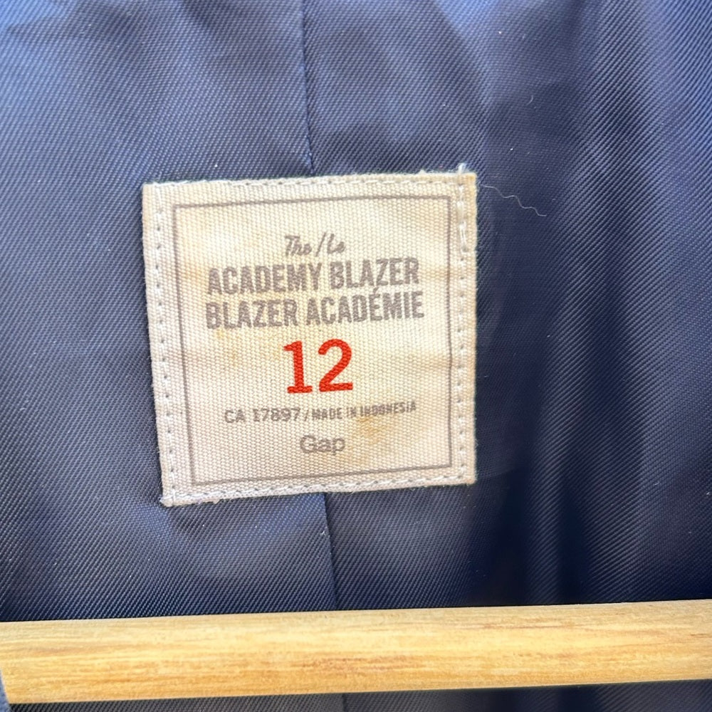 Gap Navy Academy Blazer, size 12