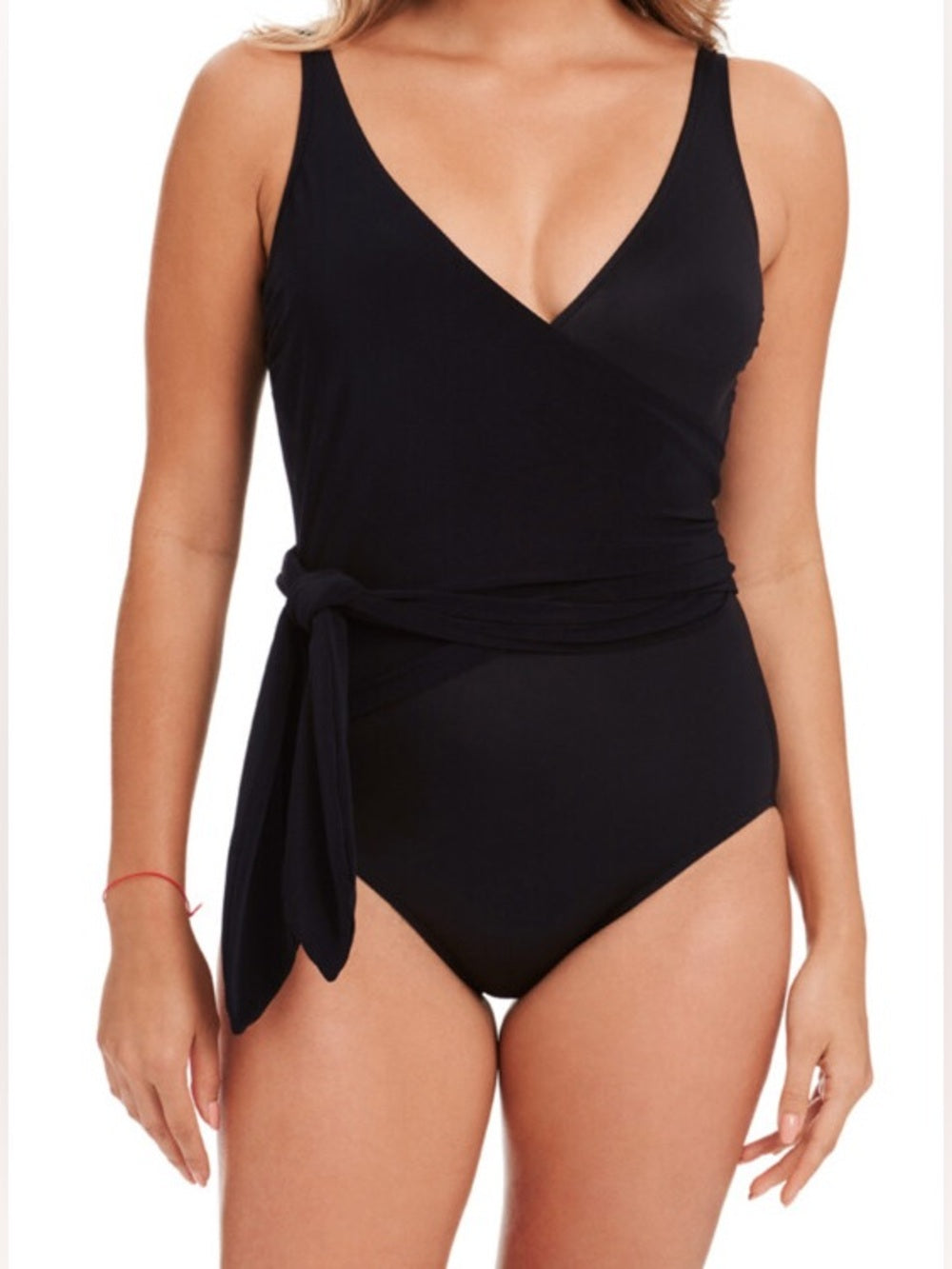 Magic Suit/  Miracle Suit black wrap front, size 10