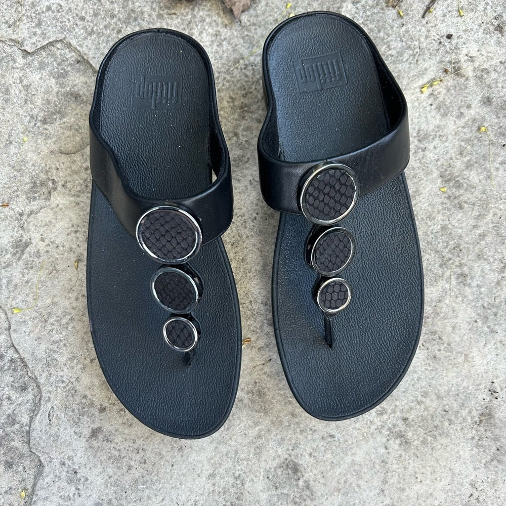 Fit Flop Halo Platform Sandals, BNWOT, size 8