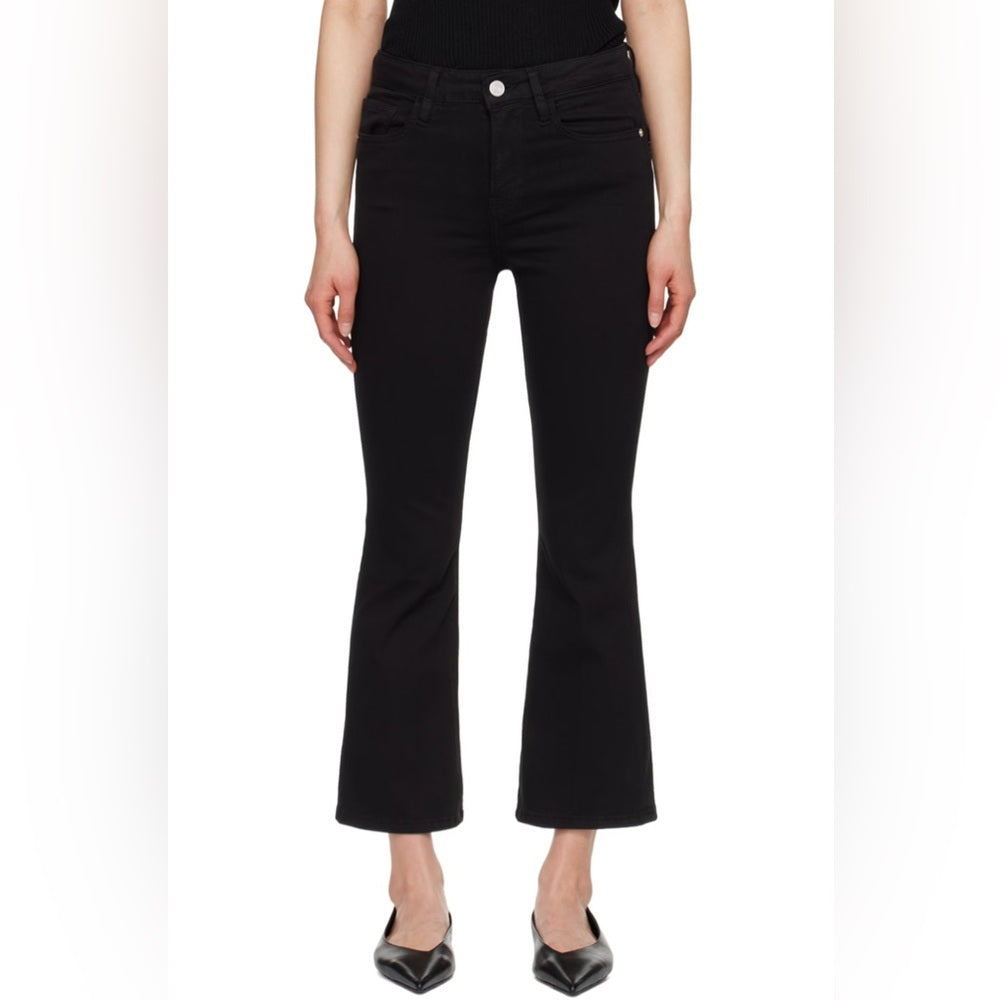 Frame Black Le Crop Mini Boot, size 26