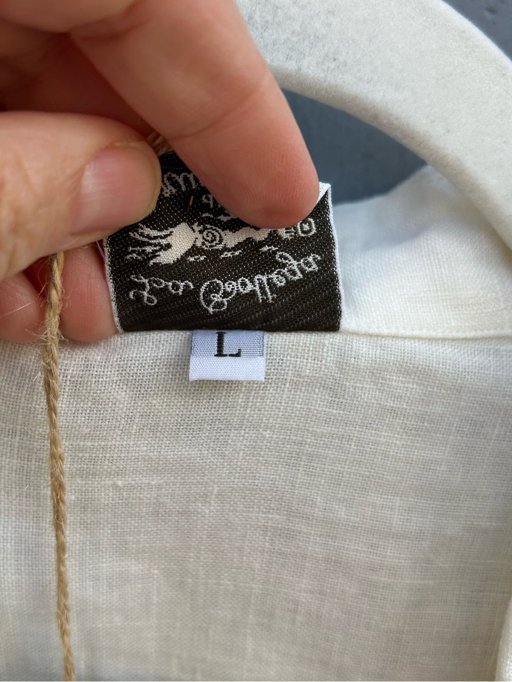 La Bottega di Brunella Camica Franco Button Down Blouse, BNWT, size L
