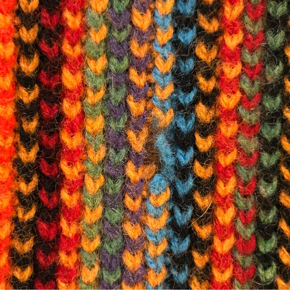 Johnston’s striped Scottish Wool Scarf